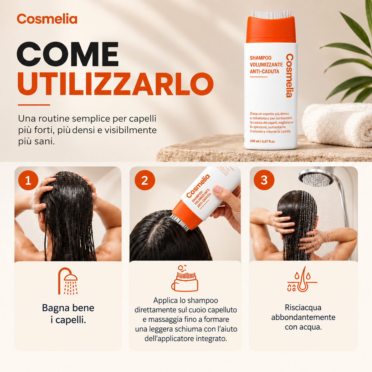 Shampoo für Haarwachstum