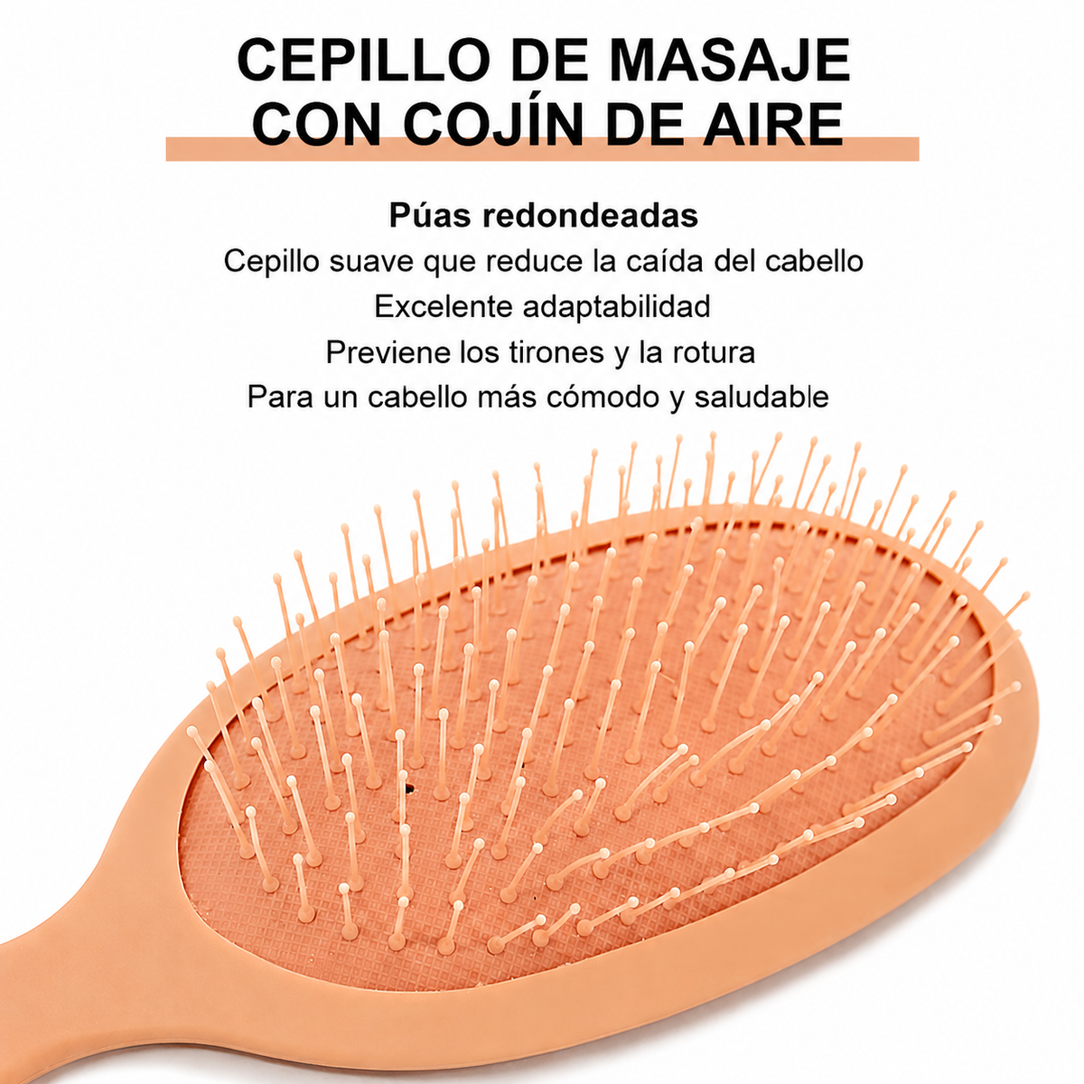 Bürste gegen Haarausfall und zur Kopfhautmassage